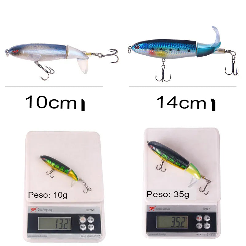 Isca de pesca Fishing Helper com hélice®