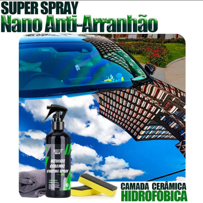 Spray Nano Anti-Arranhão - Revitalizador de Pinturas + Brindes Grátis