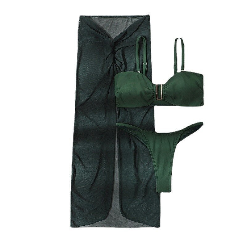 Kit 03 Peças Moda Praia Sexy Beach 2023