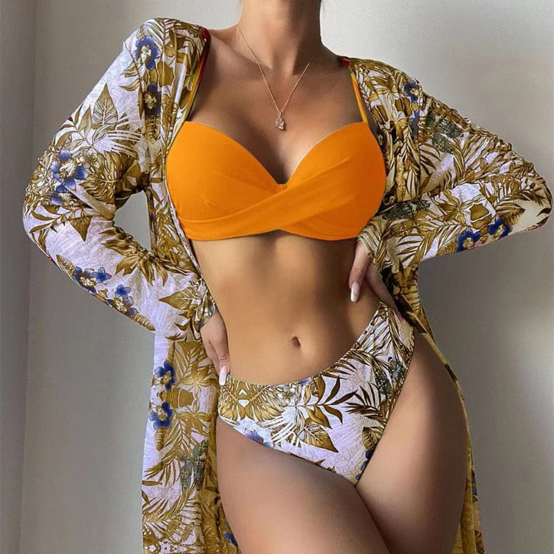 Kit Moda Praia - Biquíni + Saída Promocional de Brinde!